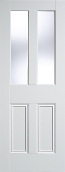 Nostalgia Malton White Primed Internal Door (unglazed)